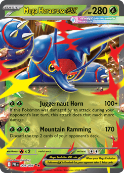 Mega Heracross ex 004/094 Phantasmal Flames