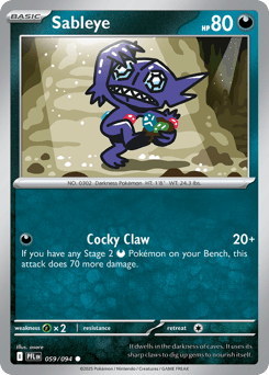 Sableye 059/094 Phantasmal Flames