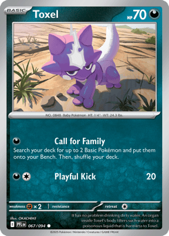Toxel 067/094 Phantasmal Flames