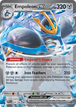 Empoleon ex 070/094 Phantasmal Flames