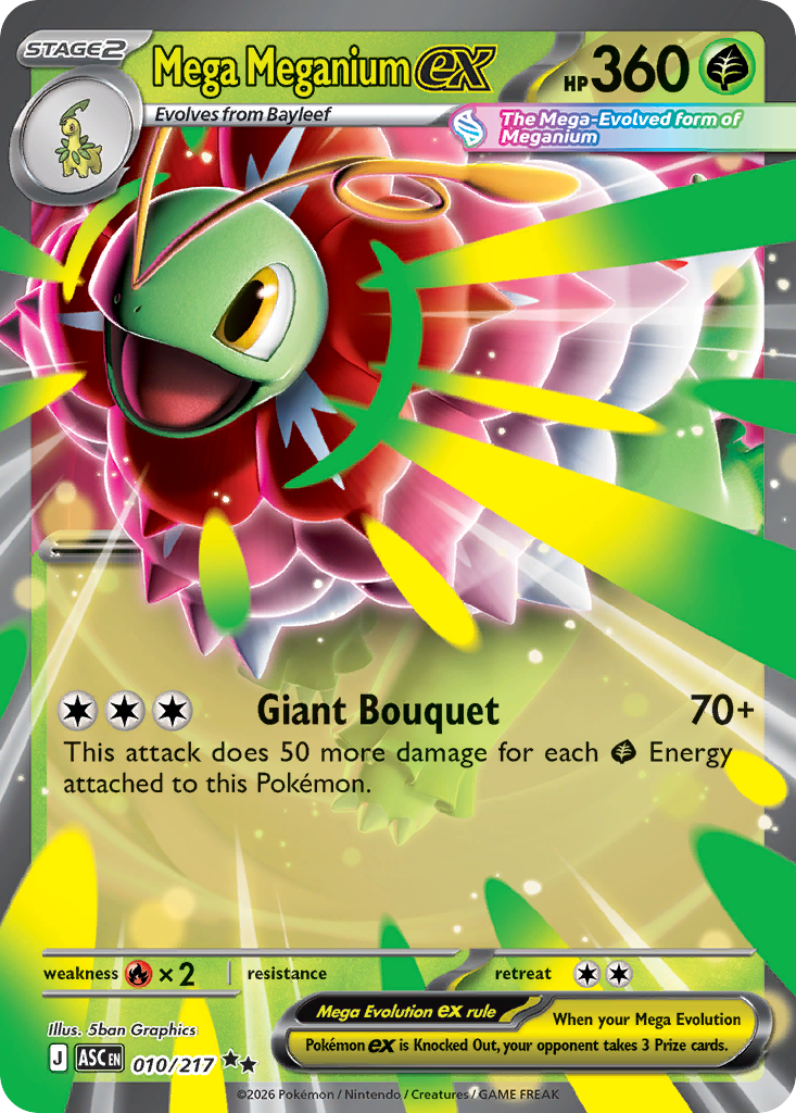 Mega Meganium ex 010/217 Ascended Heroes