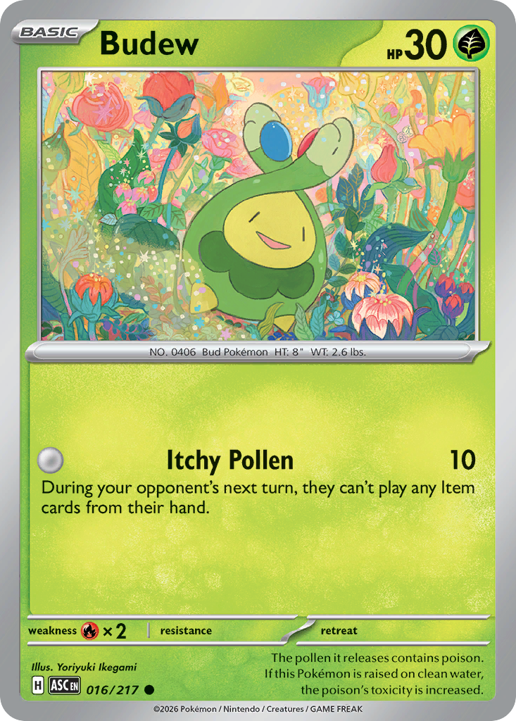 Budew 016/217 Ascended Heroes