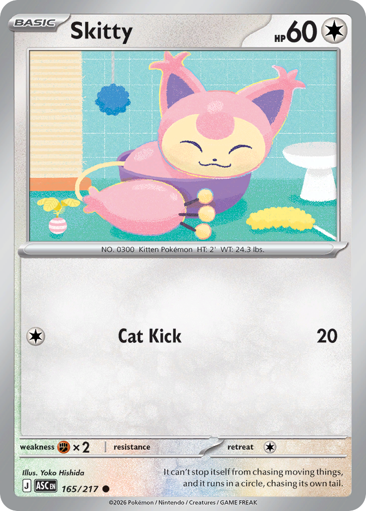 Skitty 165/217 Ascended Heroes