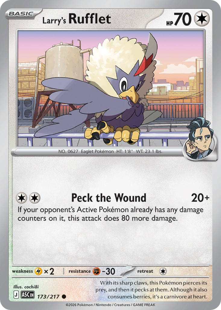 Larry's Rufflet 173/217 Ascended Heroes
