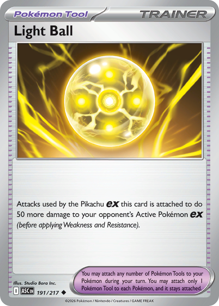 Light Ball 191/217 Ascended Heroes