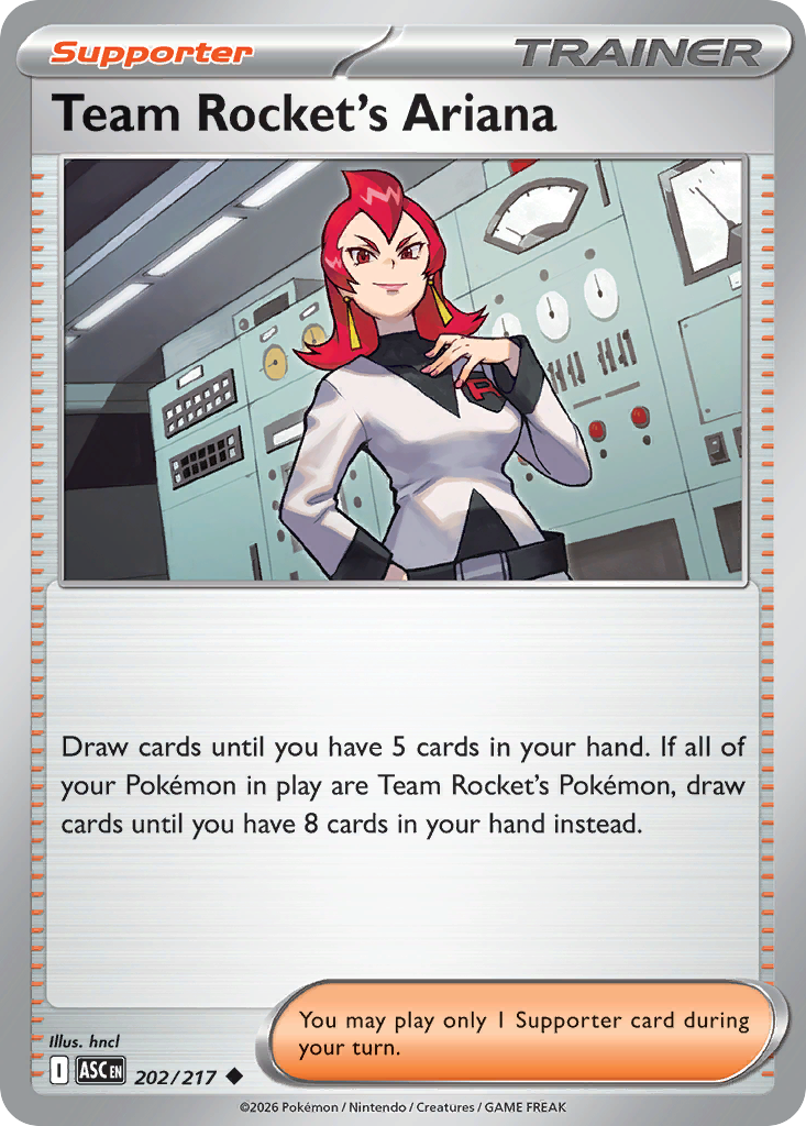 Team Rocket's Ariana 202/217 Ascended Heroes