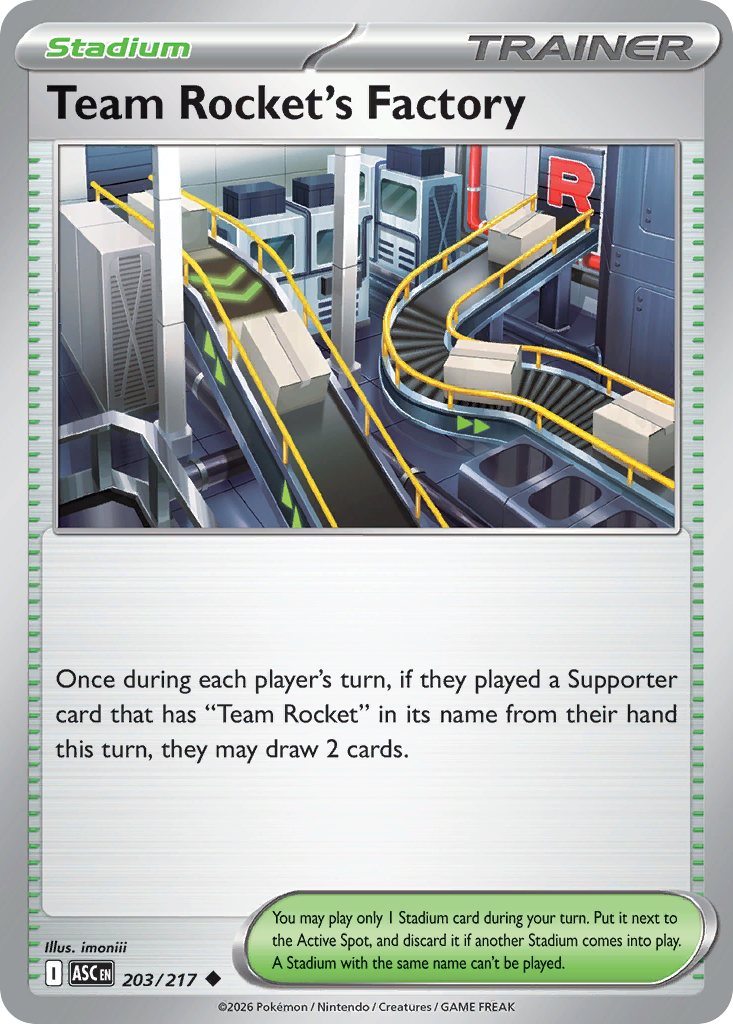 Team Rocket's Factory 203/217 Ascended Heroes