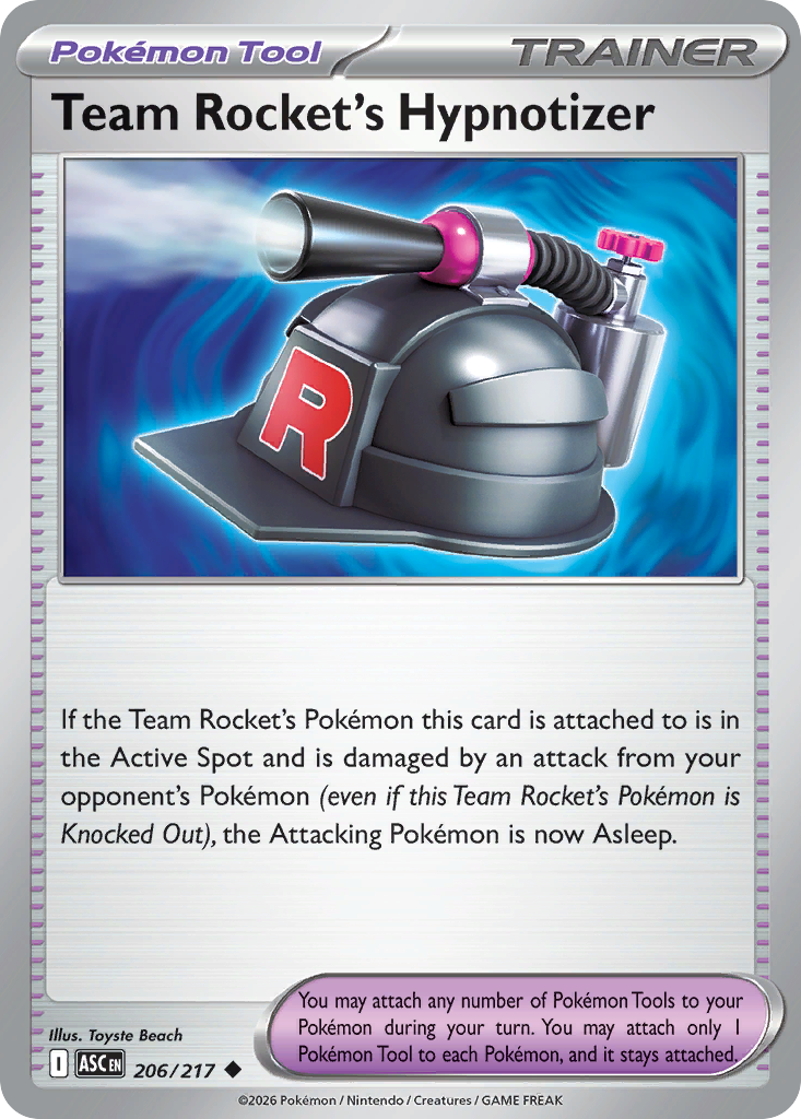 Team Rocket's Hypnotizer 206/217 Ascended Heroes