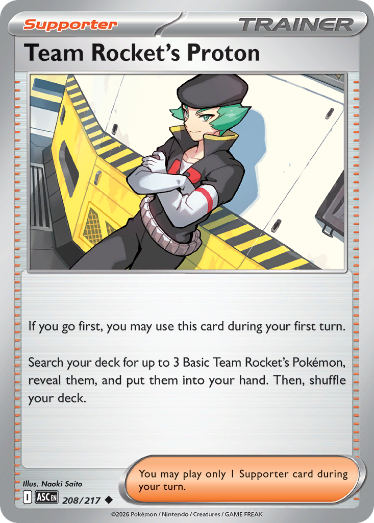 Team Rocket's Proton 208/217 Ascended Heroes