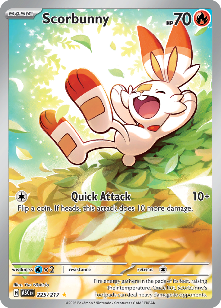 Scorbunny 225/217 Ascended Heroes