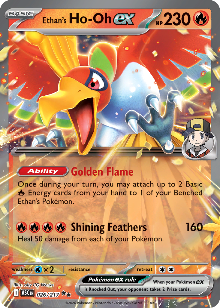 Ethan's Ho-Oh ex 026/217 Ascended Heroes