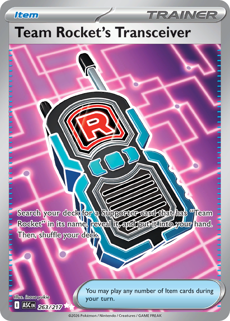 Team Rocket's Transceiver 263/217 Ascended Heroes