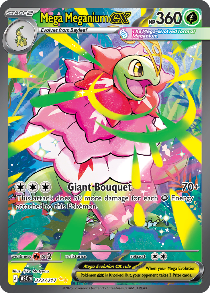 Mega Meganium ex 272/217 Ascended Heroes
