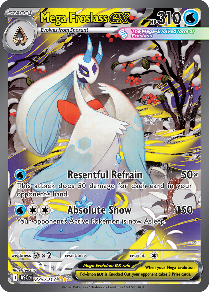 Mega Froslass ex 275/217 Ascended Heroes