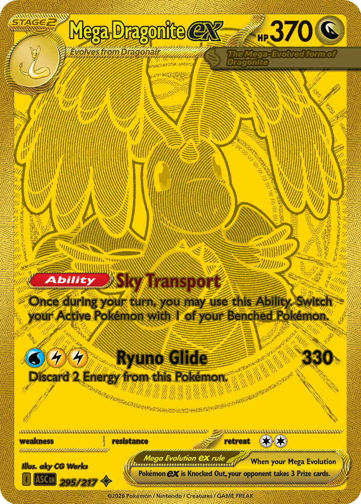 Mega Dragonite ex 295/217 Ascended Heroes