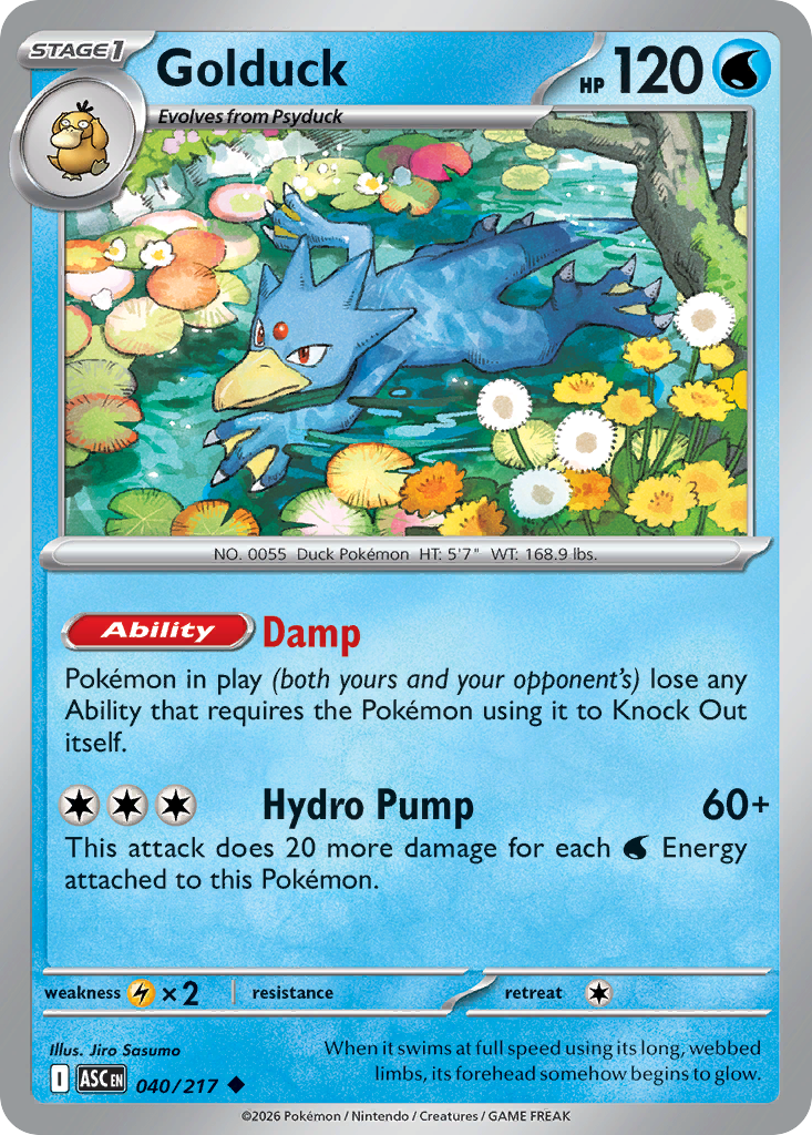 Golduck 040/217 Ascended Heroes