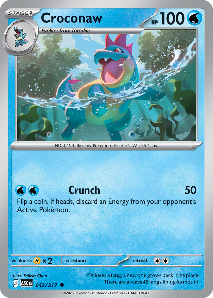 Croconaw 042/217 Ascended Heroes