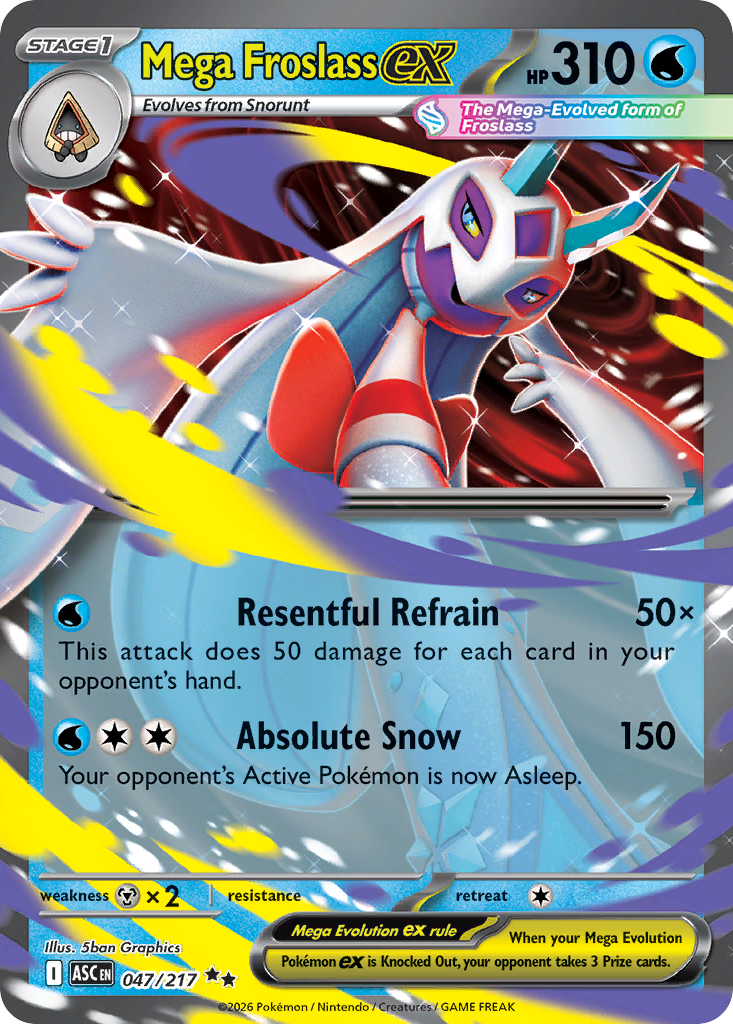 Mega Froslass ex 047/217 Ascended Heroes