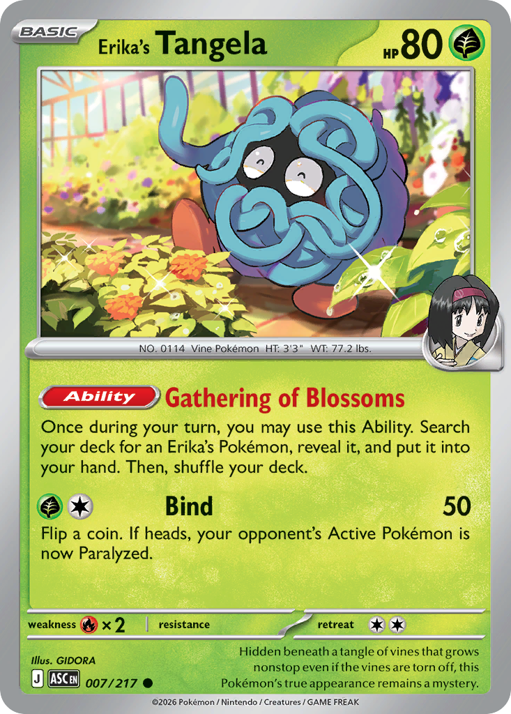 Erika's Tangela 007/217 Ascended Heroes