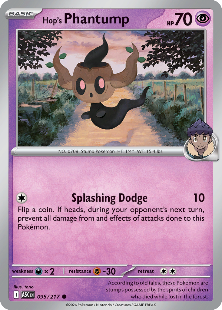 Hop's Phantump 095/217 Ascended Heroes