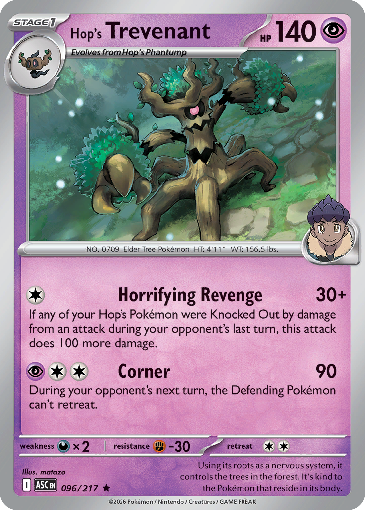 Hop's Trevenant 096/217 Ascended Heroes