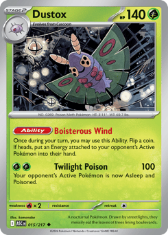 Dustox 015/217 Ascended Heroes