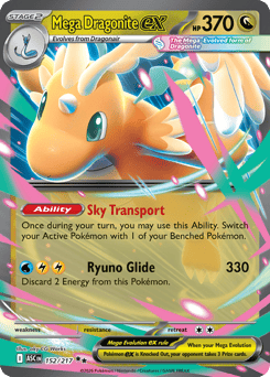 Mega Dragonite ex 152/217 Ascended Heroes