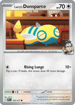 Larry's Dunsparce 163/217 Ascended Heroes