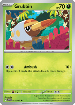 Grubbin 017/217 Ascended Heroes