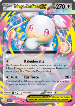 Mega Audino ex 172/217 Ascended Heroes