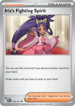 Iris's Fighting Spirit 190/217 Ascended Heroes