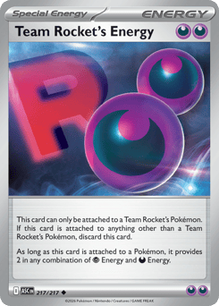 Team Rocket's Energy 217/217 Ascended Heroes