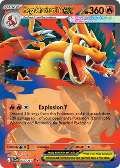 Mega Charizard Y ex 022/217 Ascended Heroes