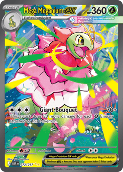 Mega Meganium ex 272/217 Ascended Heroes