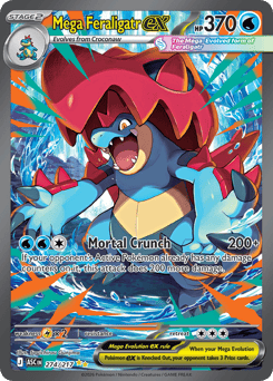 Mega Feraligatr ex 274/217 Ascended Heroes