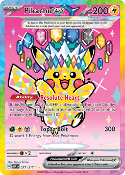 Pikachu ex 277/217 Ascended Heroes