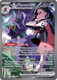 Marnie's Grimmsnarl ex 287/217 Ascended Heroes