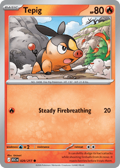 Tepig 029/217 Ascended Heroes