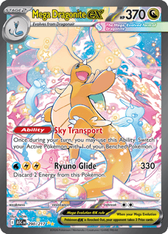 Mega Dragonite ex 290/217 Ascended Heroes