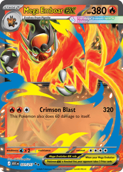 Mega Emboar ex 031/217 Ascended Heroes