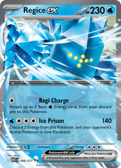 Regice ex 048/217 Ascended Heroes
