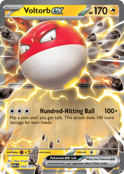Voltorb ex 058/217 Ascended Heroes