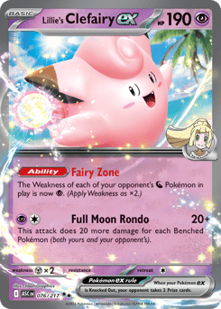 Lillie's Clefairy ex 076/217 Ascended Heroes