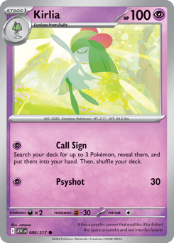 Kirlia 088/217 Ascended Heroes