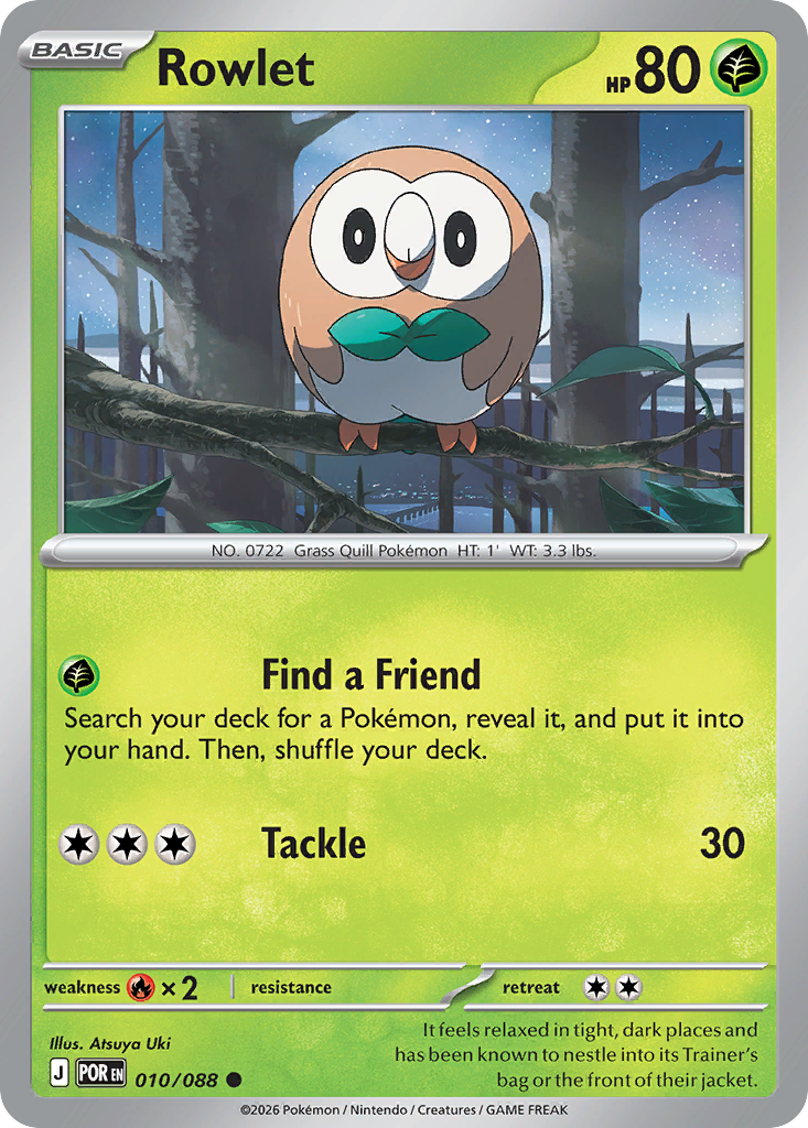 Rowlet 010/088 Perfect Order