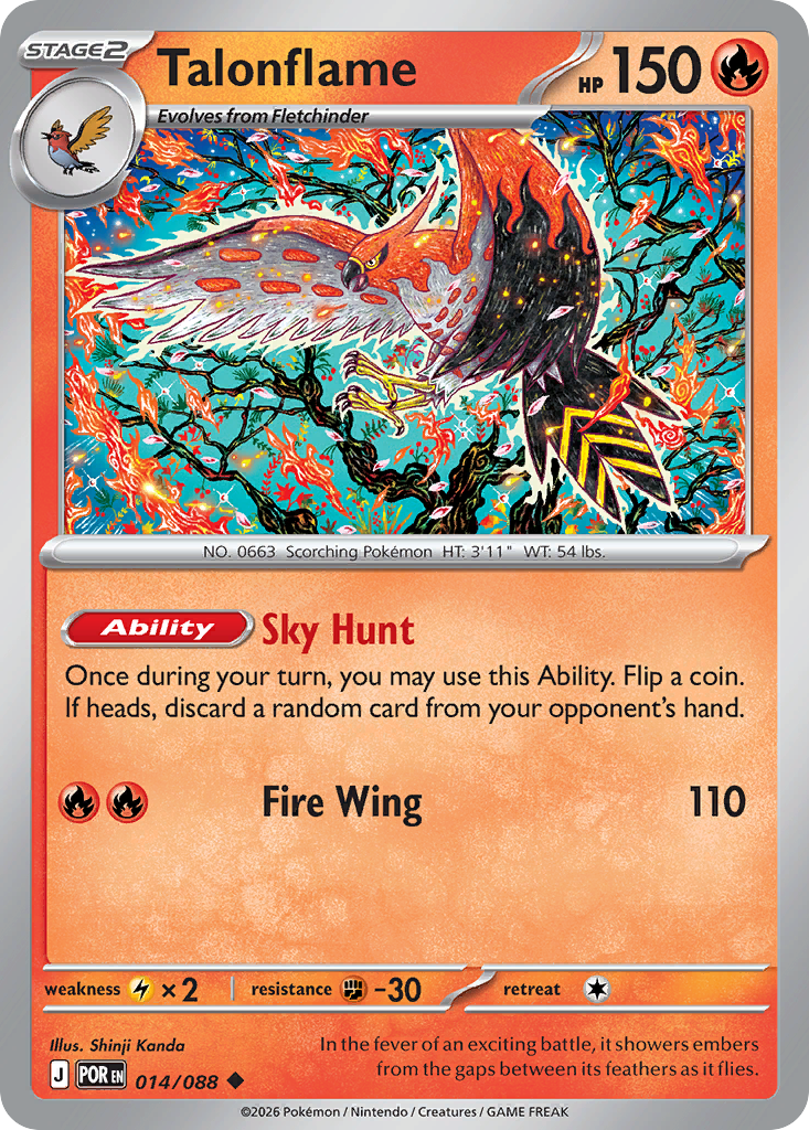 Talonflame 014/088 Perfect Order