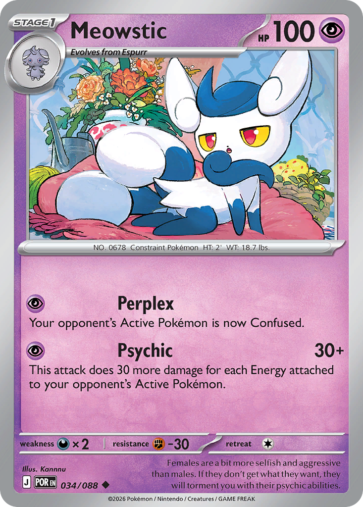 Meowstic 034/088 Perfect Order