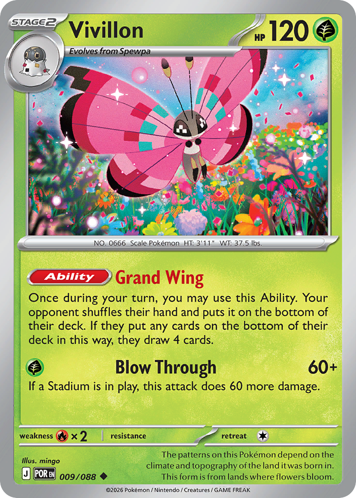Vivillon 009/088 Perfect Order