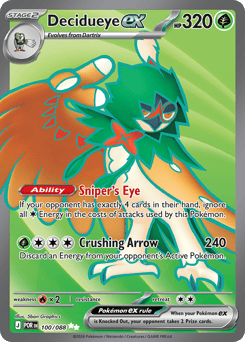 Decidueye ex 100/088 Perfect Order