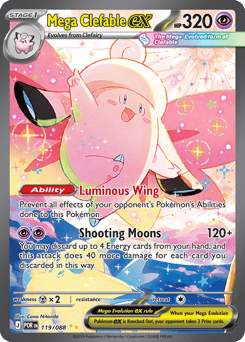 Mega Clefable ex 119/088 Perfect Order